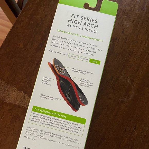 Sofsole 5-6 Arch Support Insole - Picture 2 of 3